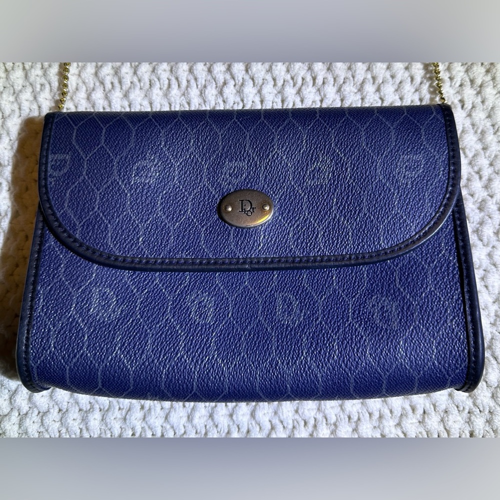 Dior Navy Blue Mini Clutch